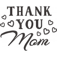 Thank you Mom Embroidery Design