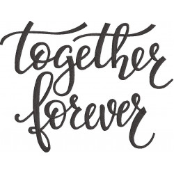 Together Forever Embroidery Design