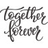 Together Forever Embroidery Design