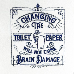 Changing The Toilet Paper Funny Quote 