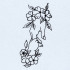 Floral Hands Line Art
