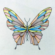 Stained Glass Butterfly 