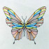Stained Glass Butterfly 