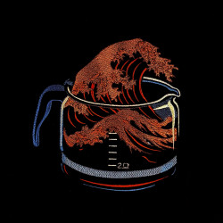 Coffee Wave Jug 