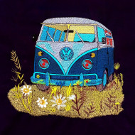 Floral Hippie Van