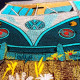 Floral Hippie Van Floral Hippie Van
