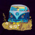 Floral Hippie Van
