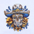 Floral Mexican Cowboy Skull