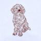 Cockapoo Line Art Cockapoo Line Art