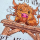 Afford To Quit My Job Funny Highland Cow Saying Afford To Quit My Job Funny Highland Cow Saying