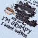 Grumpy Coffee Cat Funny Saying Grumpy Coffee Cat Funny Saying