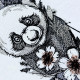 Panda And Floral Blooms Panda And Floral Blooms