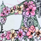 Floral Sewing Machine