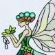 Stained Glass Green Fairy Stained Glass Green Fairy
