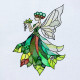 Stained Glass Green Fairy Stained Glass Green Fairy