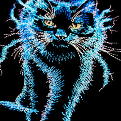 Blue Electric Cat