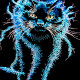 Blue Electric Cat