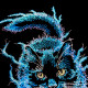 Blue Electric Cat