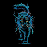 Blue Electric Cat