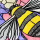 Stained Glass Honey Bee Stained Glass Honey Bee