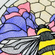 Stained Glass Honey Bee Stained Glass Honey Bee