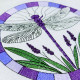 Stained Glass Dragonfly Suncatcher