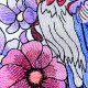 Hummingbird On Flowers 