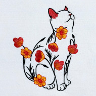 Floral Cat