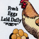 Fresh Eggs Laid Daily Quote