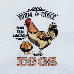Fresh Eggs Laid Daily Quote - Free in July Value Pack