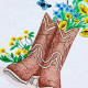 Flowers In Cowboy Boots