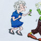 Dancing Old Couple