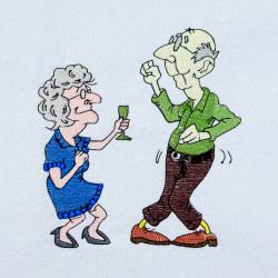 Dancing Old Couple - Free in July Value Pack
