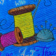 My Soul Is Fed Sewing Quote