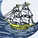 Starry Night Moon With Ship