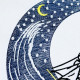 Starry Night Moon With Ship