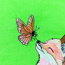 Baby Fox With Butterfly  - Free in July Value Pack 