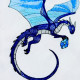 Blue Crystal Dragon