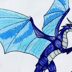 Blue Crystal Dragon  - Free in July Value Pack 
