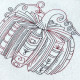 Library Pumpkin Line Art