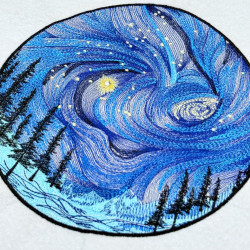 Starry Night Forest