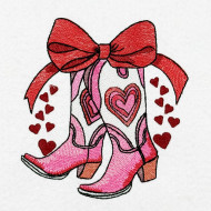Valentine Cowboy Love Boots
