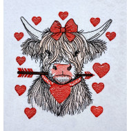 Valentine's Highland Cow