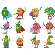 Vegetable Super Heroes
