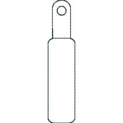 Vertical Minus Key Fob - ITH
