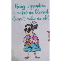 Being a Grandma It Make Me Blessed Quote