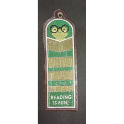 Reading Is Fun Frog keyfob