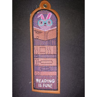 Reading Is Fun Rabbit BookMark