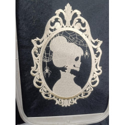 Halloween Women Skeleton Silhouette