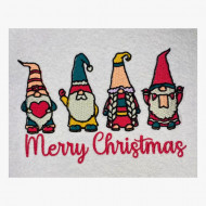 Four Merry Christmas Gnomes